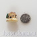 Сельский домик микро, 1,5 см, с ёлочкой Сельский домик микро, 1,5 см, с ёлочкой