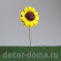 Подсолнух, цветок для кукольного садика, 3,5х7 см