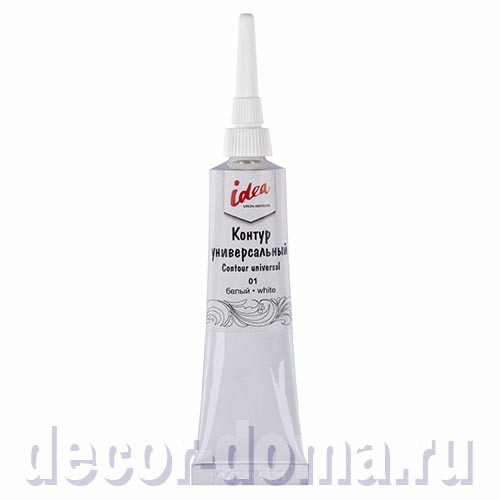 Контур "VISTA-ARTISTA" idea, 18 мл, цвет 01, белый Контур "VISTA-ARTISTA" idea, 18 мл, цвет 01, белый