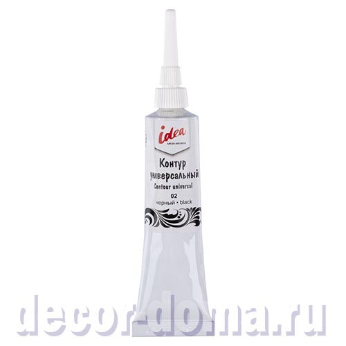 Контур "VISTA-ARTISTA" idea, 18 мл, цвет 02, черный Контур "VISTA-ARTISTA" idea, 18 мл, цвет 02, черный