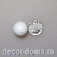 Шарик из пенопласта, 2 см Шарик из пенопласта, 2 см