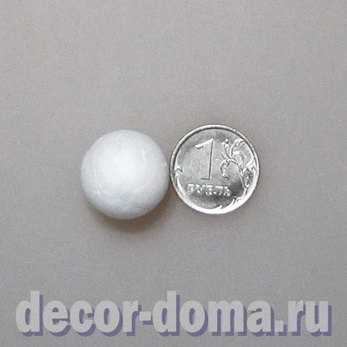 Шарик из пенопласта, 2 см Шарик из пенопласта, 2 см