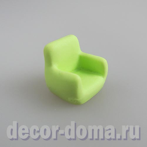 Кресло микро, 2 см, цвет салатовый