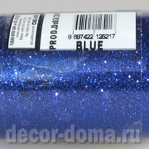 Блестки Cadence Glitter Powder, 45 мл, цвет 08 синий Блестки Cadence Glitter Powder, 45 мл, цвет 08 синий