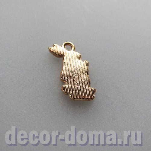 Кролик в красном пиджаке, подвеска, 1,7 см