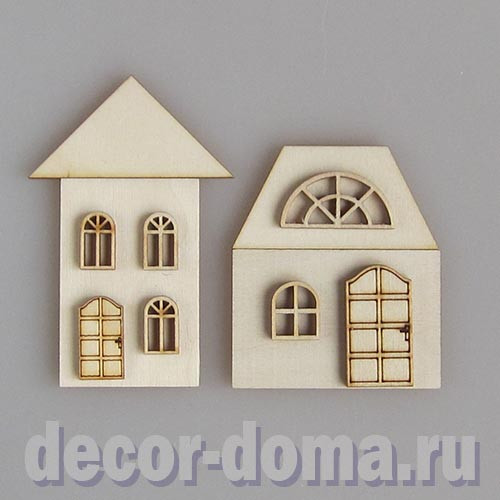 Крыша домика, треугольник, 6х3 см, 1 шт.