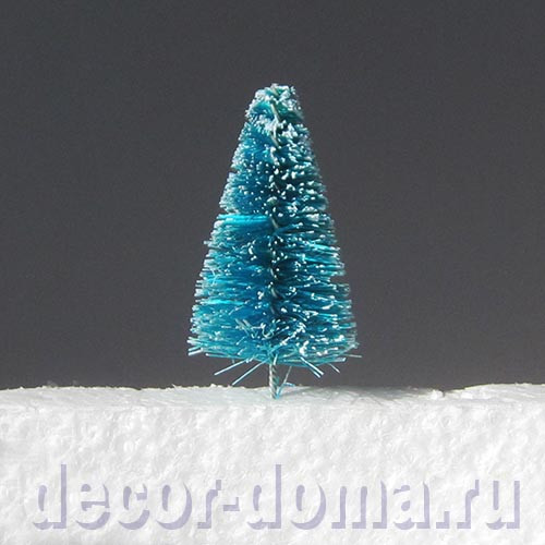 Ёлочка маленькая, 3,5 см, заснеженная