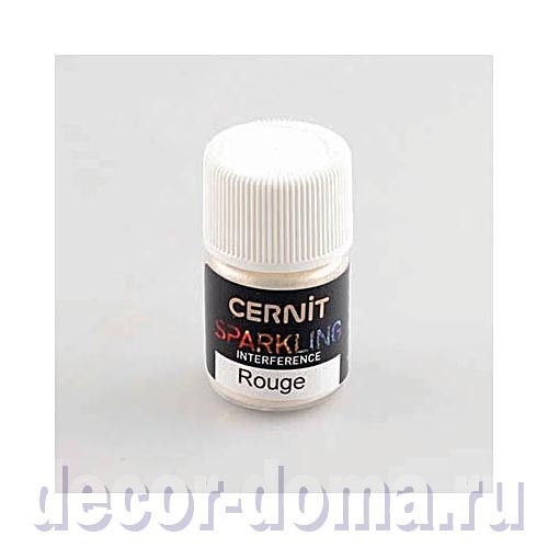 Порошок-пигмент Cernit Sparkling, Interference, 5 г, цвет 400, красный Порошок-пигмент Cernit Sparkling, Interference, 5 г, цвет 400, красный
