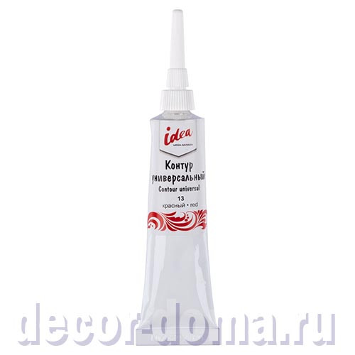 Контур "VISTA-ARTISTA" idea, 18 мл, цвет 13, красный Контур "VISTA-ARTISTA" idea, 18 мл, цвет 13, красный