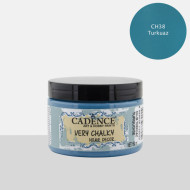 Cadence Very Chalky Home Decor, меловая краска, 150 мл, цвет 38 бирюзовый