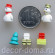 Фигурки новогодние микро, 1-1,5 см, 5 шт. Фигурки новогодние микро, 1-1,5 см, 5 шт.