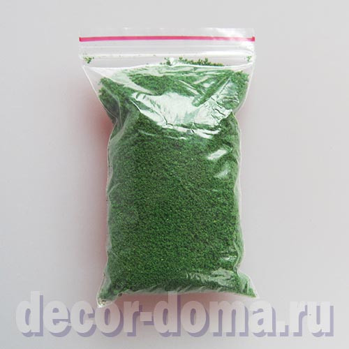 Крошка мелкая, материал для миниатюр, 20 г, цвет зелёный Крошка мелкая, материал для миниатюр, 20 г, цвет зелёный