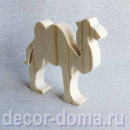 Верблюд, фигурка деревянная плоская, 9 см Верблюд, фигурка деревянная плоская, 9 см