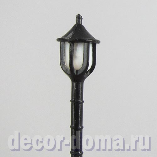 Фонарь старинный микро, 6 см, светящийся, 1 плафон
