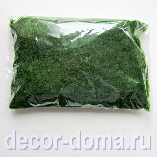 Трава искусственная, флок, 100 г Трава искусственная, флок, 100 г