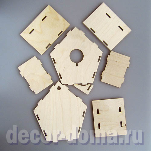 Скворечник сборный, 14 см