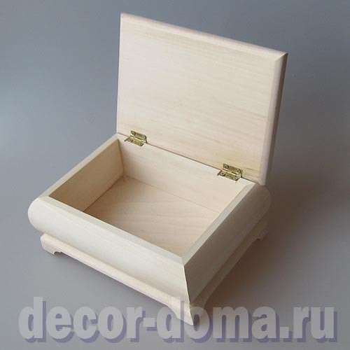 Шкатулка деревянная, массив липы, ларец фигурный, 22 см Шкатулка деревянная, массив липы, ларец фигурный, 22 см