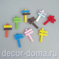 Указатель садовый мини, 5 см, цвета в ассортименте