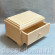 Шкатулка-комод, массив липы, 25х18 см, фигурная крышка
