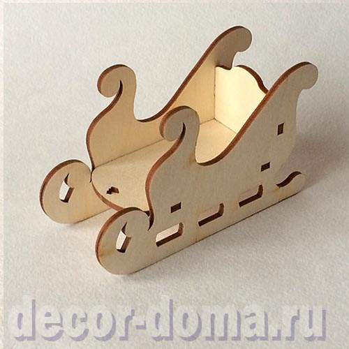 Санки Декоративные Новогодние Купить