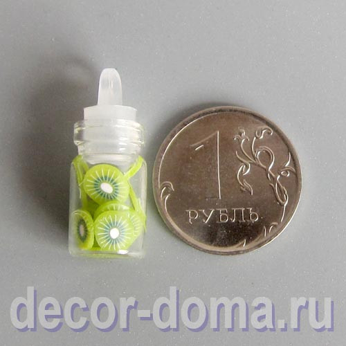 Дольки цитрусовые в баночках, 3 шт., кукольная миниатюра Дольки цитрусовые в баночках, 3 шт., кукольная миниатюра