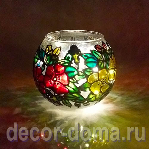 Ваза-шар, стекло, 10 см Ваза-шар, стекло, 10 см