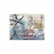 Cadence Rice Decoupage Paper, бумага для декупажа рисовая, A3, 141 морские обитатели и штампы