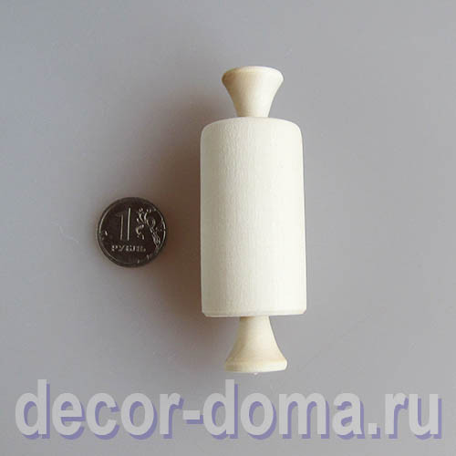 Конфета, 8 см, фигурка деревянная
