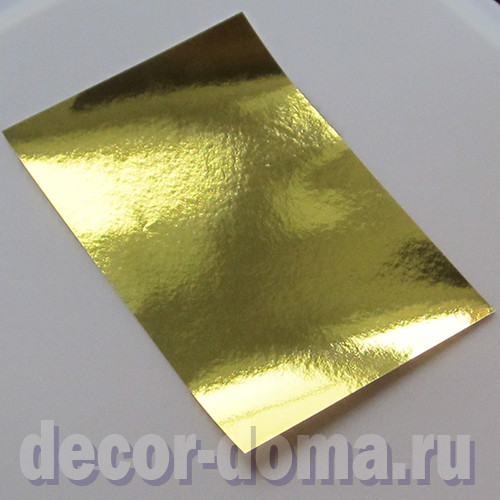 Фольга на бумажной основе, 19,3 х 28,5 см, 1 лист, цвет золотой Фольга на бумажной основе, 19,3 х 28,5 см, 1 лист, цвет золотой
