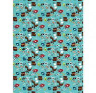 Бумага Decopatch, 728, Пиратские символы