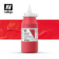 Акриловая краска Vallejo Studio, 1 л, цвет 933, Огненно-красный флуоресцентный Акриловая краска Vallejo Studio, 1 л, цвет 933, Огненно-красный флуоресцентный