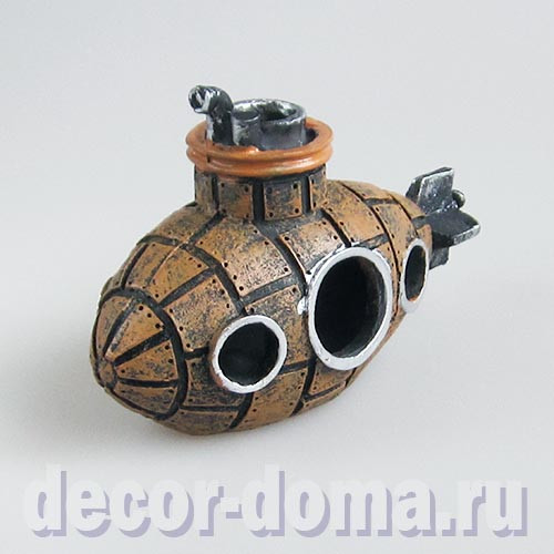 Подводная лодка, 12,7 см, полистоун Подводная лодка, 12,7 см, полистоун