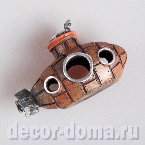 Подводная лодка, 12,7 см, полистоун Подводная лодка, 12,7 см, полистоун
