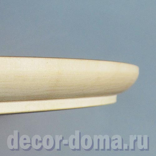 Тарелка из массива дерева, диаметр 19,5 см