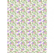 Бумага Decopatch, 739, Цветы вьюнка на белом Бумага Decopatch, 739, Цветы вьюнка на белом