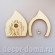 Дверь для феи Fairy Door, "Сказочная", фанерная фигурка, 10 см Дверь для феи Fairy Door, "Сказочная", фанерная фигурка, 10 см
