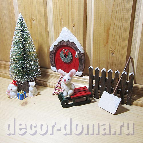 Дверь для феи Fairy Door, "Сказочная", фанерная фигурка, 10 см Дверь для феи Fairy Door, "Сказочная", фанерная фигурка, 10 см