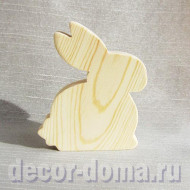 Кролик, 12 см, фигурка из дерева Кролик, 12 см, фигурка из дерева