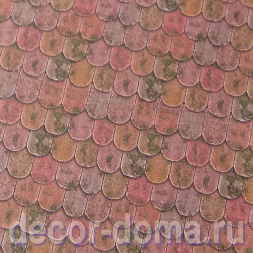 Черепица, 2 вида, декупажная карта Impressio, А4