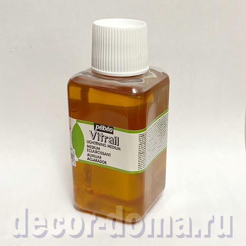 Pebeo Vitrail, бесцветный лак, медиум, осветлитель, разбавитель красок, 250 мл Pebeo Vitrail, бесцветный лак, медиум, осветлитель, разбавитель красок, 250 мл