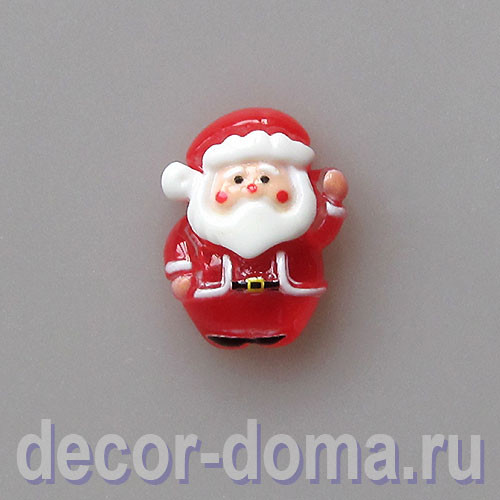 Санта-Клаус, фигурка мини, пластик, 2,6 см