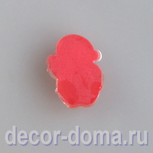 Санта-Клаус, фигурка мини, пластик, 2,6 см