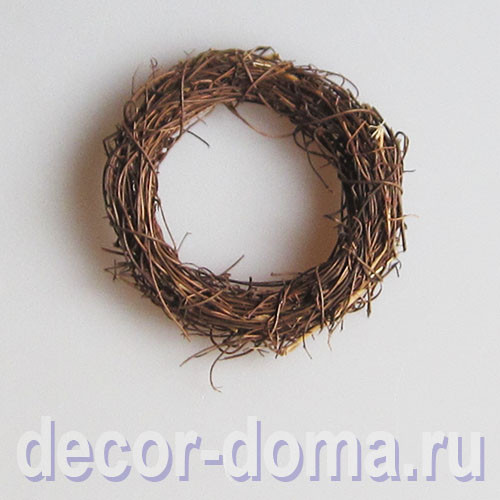 Венок из виноградной лозы, миниатюрный, 8,5 см Венок из виноградной лозы, миниатюрный, 8,5 см