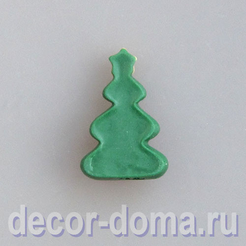 Ёлочка нарядная с бантом, 2,7 см, декор новогодний Ёлочка нарядная с бантом, 2,7 см, декор новогодний