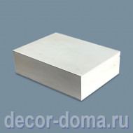 Шкатулка прямоугольная, липа и фанера, под А4 высокая Шкатулка прямоугольная, липа и фанера, под А4 высокая