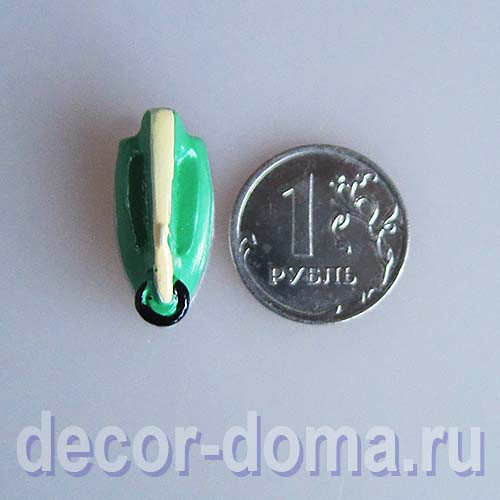 Утюг, кукольная миниатюра, 2 см Утюг, кукольная миниатюра, 2 см