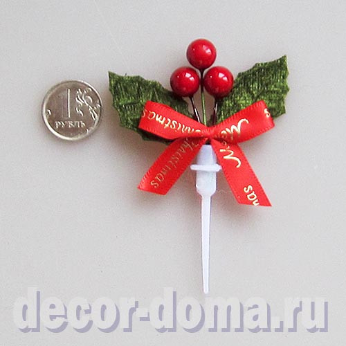 Топпер рождественский мини, 8х6 см Топпер рождественский мини, 8х6 см