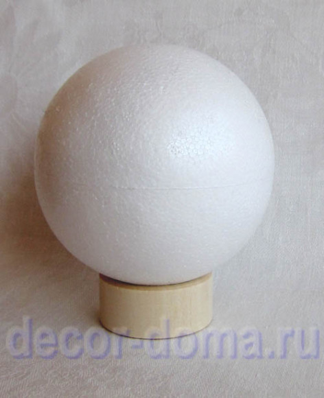 Кольцо для салфеток плоское, из дерева, 5 см