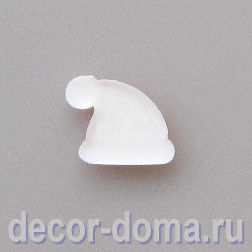 Колпак Санта-Клауса, декор новогодний, 1,5 см