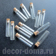 Бутылочки мини, 10х40 мм, 2 мл, 12 шт.